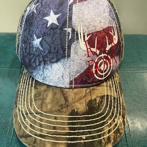 Realtree Camo American Flag Cap